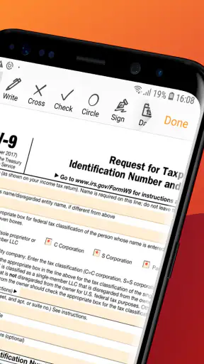 pdfFiller per modificare PDF screenshot