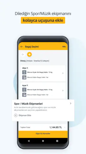 Pegasus Airlines screenshot