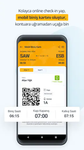 Pegasus Airlines screenshot