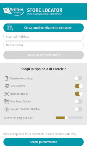 PELLEGRINI CARD screenshot