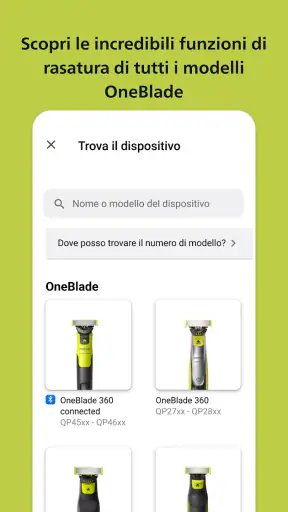 Philips OneBlade (Daily Care) screenshot