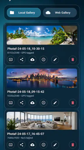 Photaf Panorama Pro screenshot