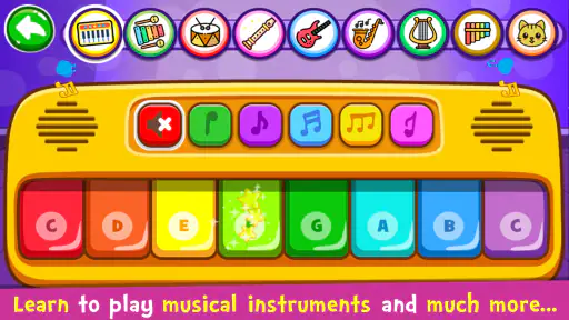 Pianoforte per bambini Musica screenshot