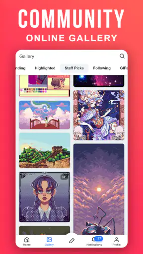 Pixilart - Make Pixel Art screenshot