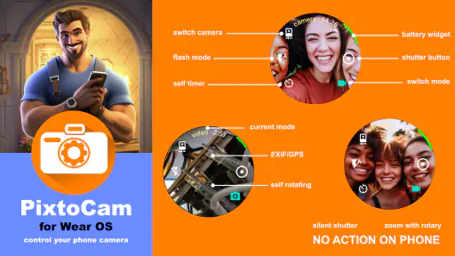 PixtoCam for Wear OS screenshot