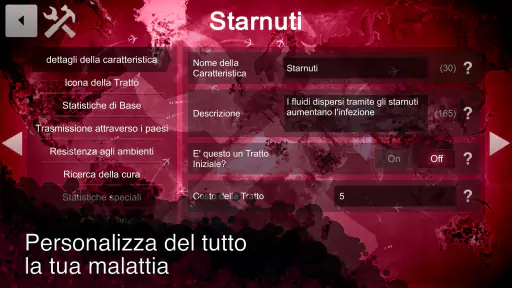 Plague Inc: Creatore Scenari screenshot