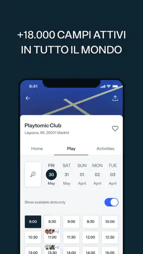 Playtomic - Giocare a padel screenshot
