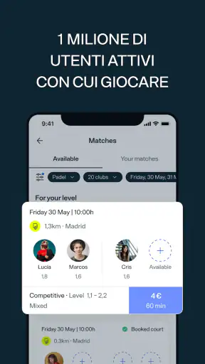 Playtomic - Giocare a padel screenshot