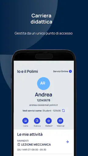Polimi App screenshot