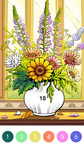 Pop Color - Paint by number screenshot