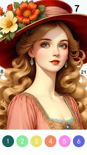 Pop Color - Paint by number screenshot