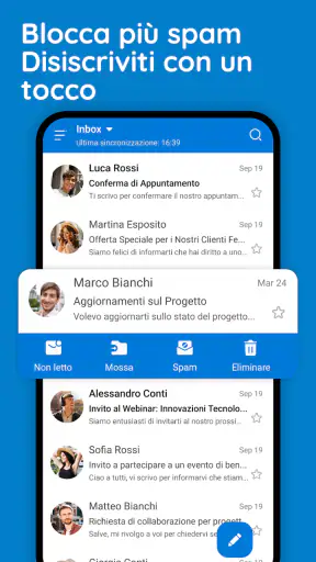 Posta tutta la posta in arrivo screenshot
