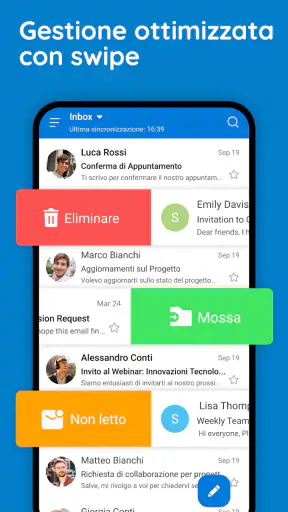Posta tutta la posta in arrivo screenshot