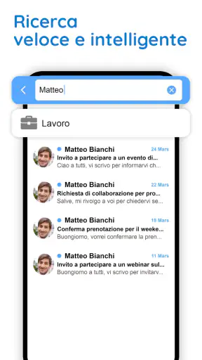 Posta tutta la posta in arrivo screenshot