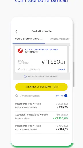 Postepay screenshot