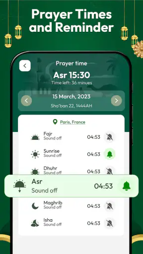 Prayer Times & Qibla Finder screenshot