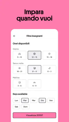 Preply: Imparare le lingue screenshot