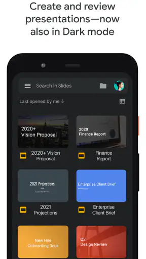 Presentazioni Google screenshot