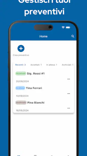 Preventivi facili screenshot
