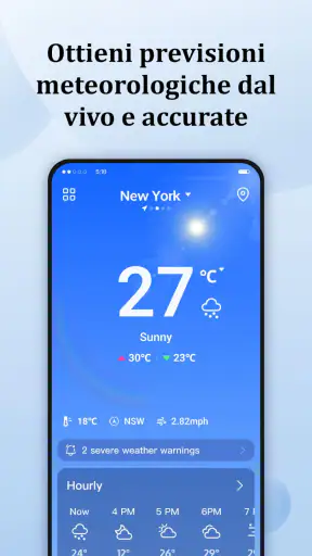 Previsioni giornaliere screenshot
