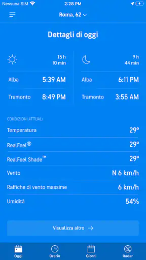 Previsioni Meteo : AccuWeather screenshot