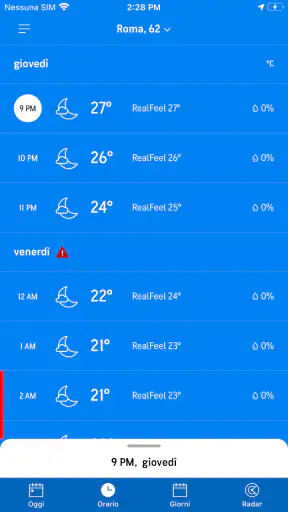 Previsioni Meteo : AccuWeather screenshot