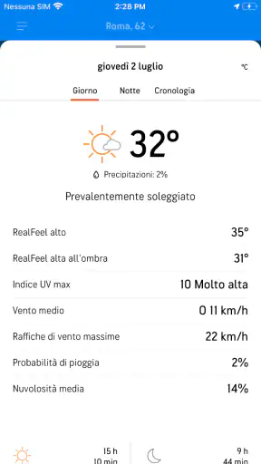 Previsioni Meteo : AccuWeather screenshot