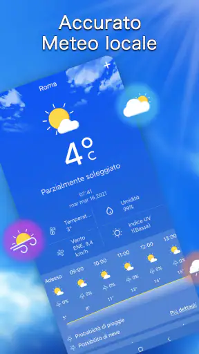 Previsioni meteo locali screenshot