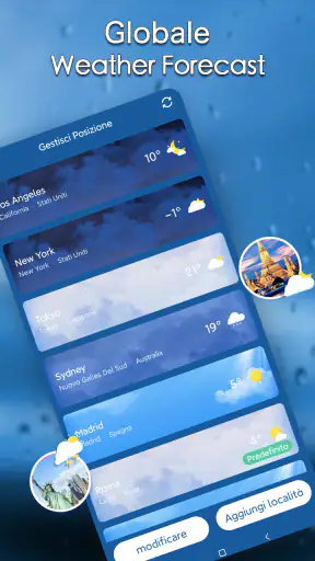 Previsioni meteo locali screenshot