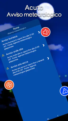 Previsioni meteo locali screenshot
