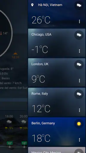 Previsioni meteo tempo reale screenshot