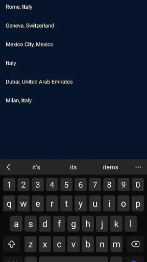 Previsioni meteo tempo reale screenshot