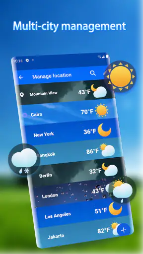 Previsioni meteo - Widget screenshot