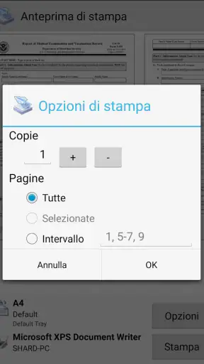 PrinterShare Stampa mobile screenshot