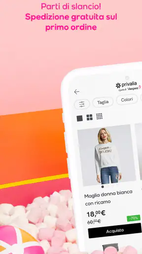 Privalia - outlet shopping screenshot