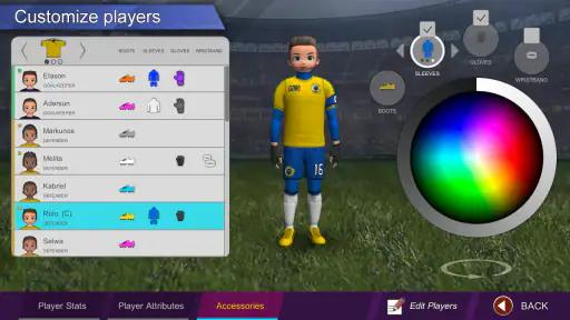 Pro League Soccer screenshot