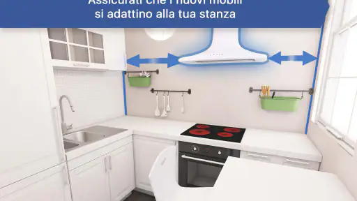Progetto di cucina e arredo 3D screenshot