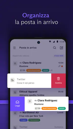 Proton Mail: Email cifrate screenshot