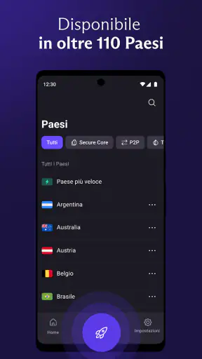Proton VPN: VPN veloce, sicura screenshot