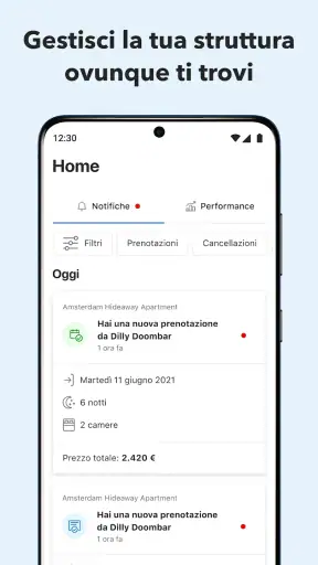 Pulse per partner Booking.com screenshot