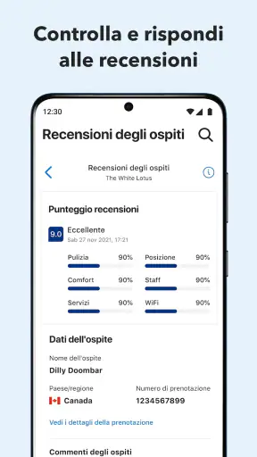 Pulse per partner Booking.com screenshot