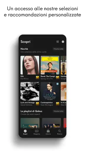 Qobuz: Musica e editoriali screenshot