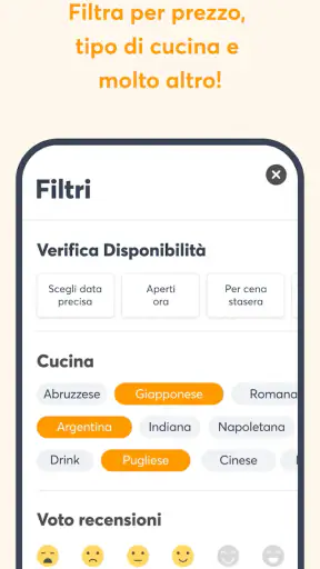 Quandoo: Prenota ristoranti screenshot