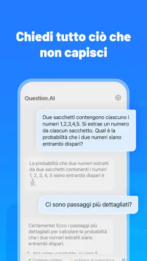 Question.AI: Matematica Solver screenshot