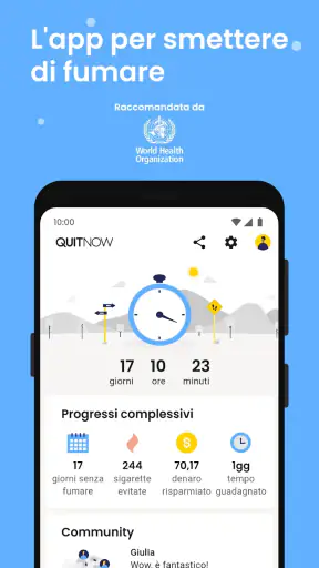 QuitNow: Smetti di fumare screenshot