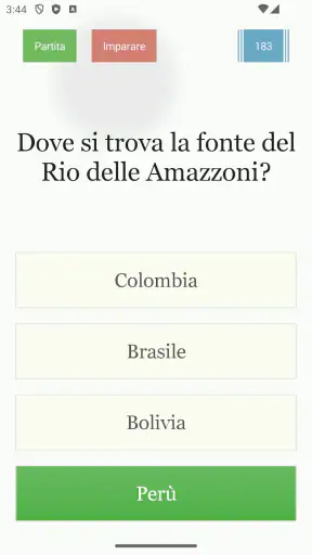 Quiz di cultura generale screenshot