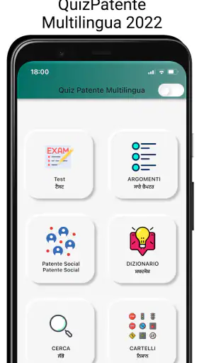 Quiz Patente Multilingua 2024 screenshot