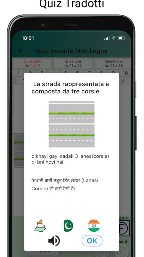 Quiz Patente Multilingua 2024 screenshot
