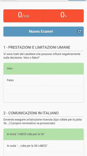 Quiz PPL(A) Italiano screenshot