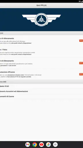 Quiz PPL(A) Italiano screenshot